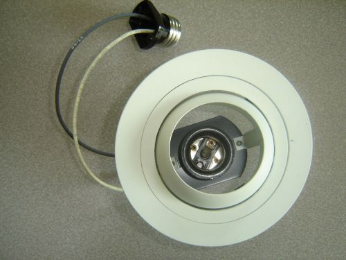 Halo cooper lighting 998p 4&#034; recessed adjustable eyeball 30 degrees tilt  white for sale