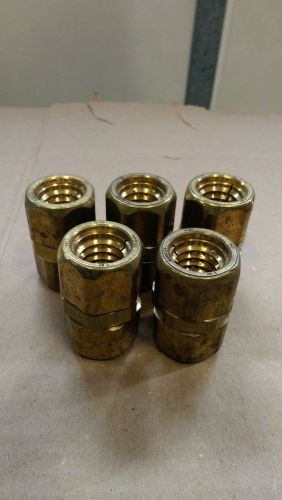 LOT OF 5 WARDFLEX 3/4&#034; GAS COUPLINGS 20A  OLD STOCK FREE SHIPPING