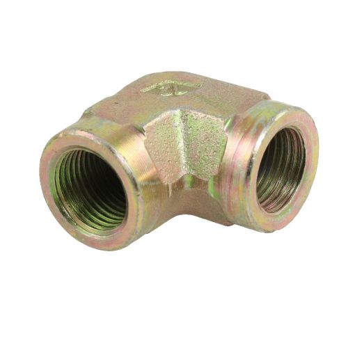 18.8mm 0.74&#034; Female Threaded 90 Degree Elbow Fitting Union Adapter