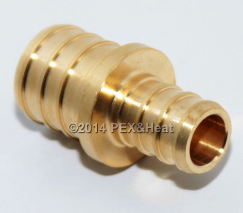 (1) 1/2&#034; x 3/4&#034; pex coupling brass crimping fittings for sale