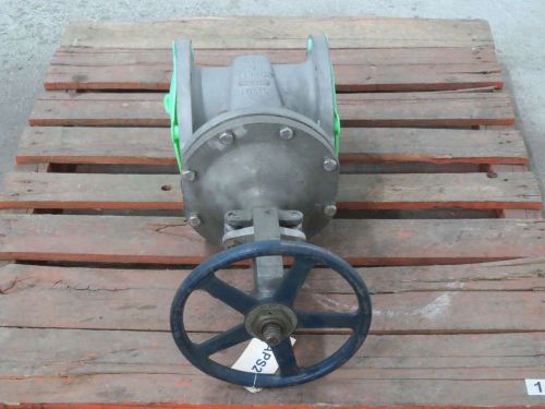 Powell 2456 cf8m 6 in 150 stainless flanged wedge gate valve b479198 for sale