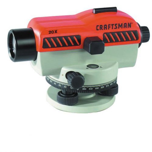 Craftsman 20x automatic level outfit, 200 ft. range - red for sale