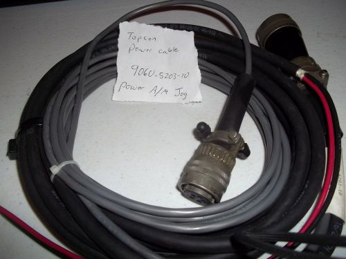 Topcon power cable 9060-5203-10