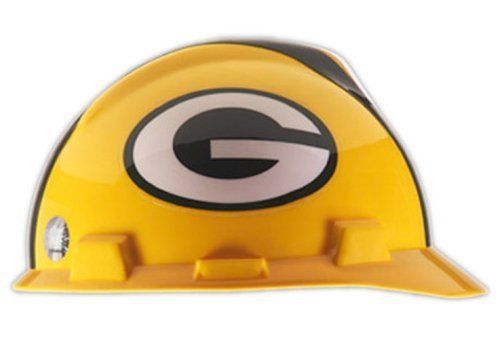 MSA 818395 Officially Licensed Green Bay Packers NFL V-Gard Hard Hat