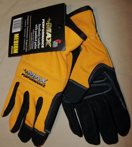 Midwest Gloves - Max Performance Glove MX450/SzMED/Yellow&amp;Black