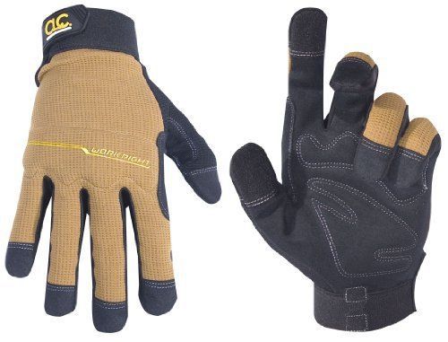 Custom Leathercraft 124L Workright Flex Grip Work Gloves  Large