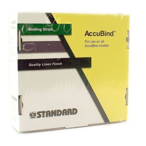 AccuBind Pre-Cut Binding Strips Size B BLACK