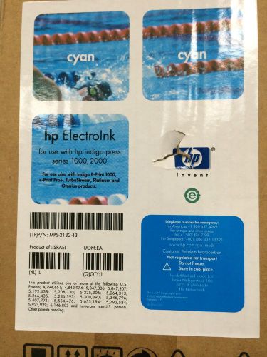 Hp indigo electroink cyan 1000 series for sale