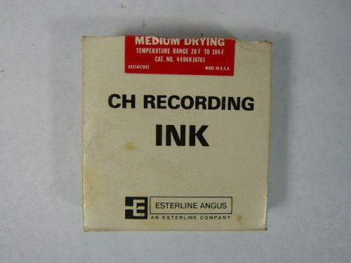 Esterline-Angus 4496K10701 Ink for Recording Pen Drying Temp 20-104°F ! NEW !