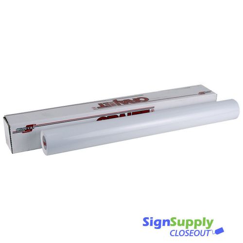 Orajet 3165 54&#034; x 150&#039; gloss white calendered pvc inkjet media for sale