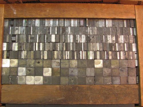 Letterpress Lead Type 30 Pt. Spacers  4 lbs. Y54