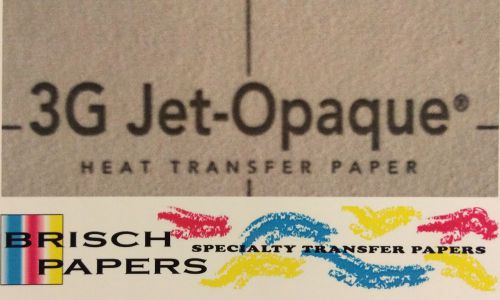 Inkjet transfer paper for dark fabric: neenah &#034;3g jet opaque&#034; (11&#034;x17&#034;) 100 ct for sale