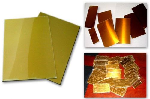 3 Pack Hot Foil Stamp Water Soluble Photopolymer Plate Die Mold UV Exposure DIYA
