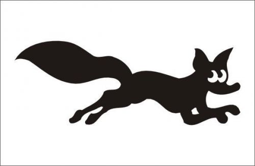 2X Funny Vinyl Sticker Decal Car Trcuk Bumper Laptop &#034;FunnyFox&#034; - 113