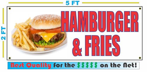 HAMBURGER &amp; FRIES FC Banner Sign NEW XXL Size Best Quality for the $$$$
