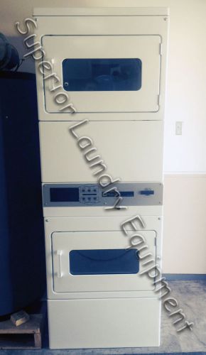 Maytag Commercial Stack Dryer MLG24PRAWW2 Card Ready, 120V / Gas, White, New