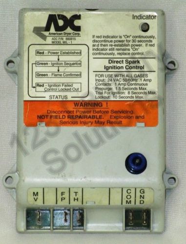 Adc stack dryer direct spark ignition control dsi module 24v 880815 used for sale