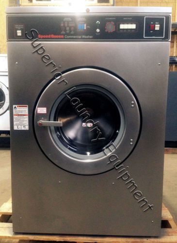 Speed queen 60lb sc60mn2 washer, 220v, 3ph, opl, 2008, reconditioned for sale