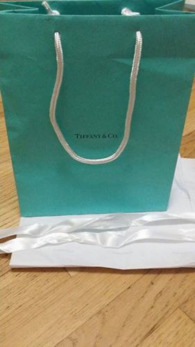 One Tiffany &amp; Co Gift Bag - Size Medium 10&#034;H x 8&#034;W X 4&#034; D
