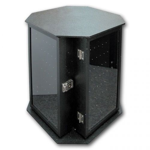 4 sided black rotating body jewelry countertop display store fixture. new! for sale