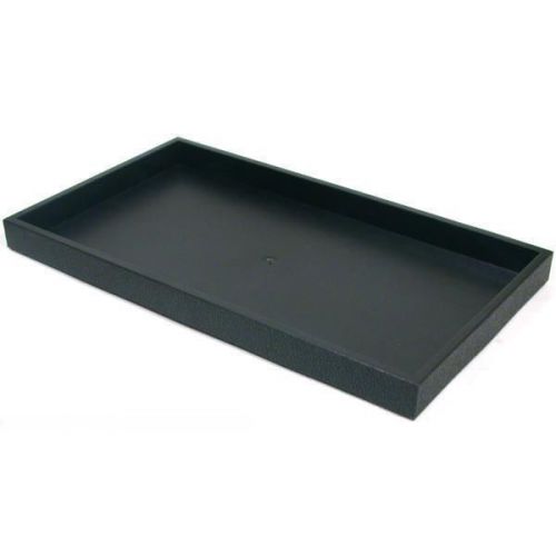 Black Plastic Stackable Standard Display Tray 1&#034;