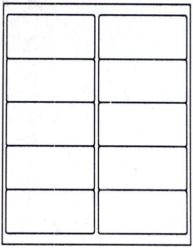 BONUS PAK - 3,000 Block-Out SHIPPING Labels White  2 x 4&#034; #5163, 5963 size
