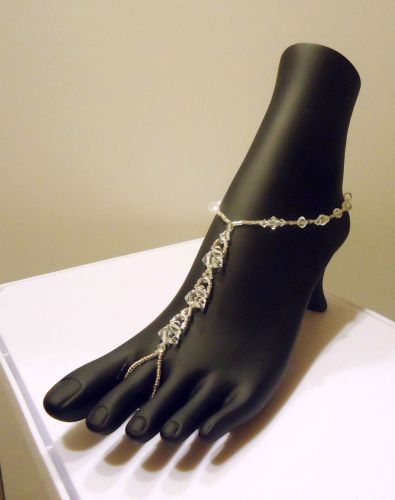 BLACK Polystyrene FOOT Display for Anklets or Toe Rings