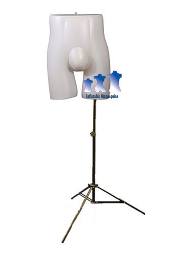 Inflatable Male Brief Form, Ivory and MS12 Stand