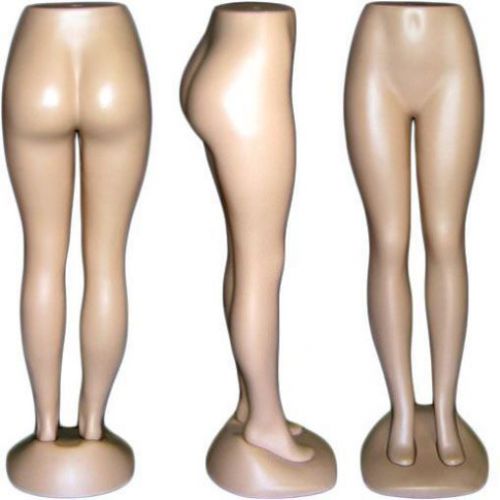 Plastic Ladies Brazilian Plastic Lower Torso Form Female Mannequin Legs Butt