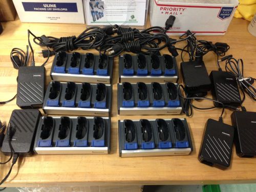6 x Intermec AC1  4 Bay Chargers, Complete With Power Supplies &amp; Cables