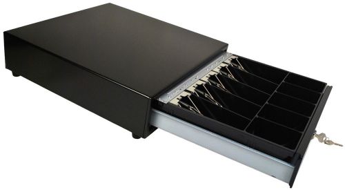 Touch bistro  compatible cash drawer j-423-b all black  &#034;new&#034; for sale