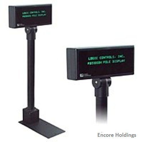 Logic Controls PD3900U-BK Pole Display - 5 mm - USB Logic, OPOS, JPOS Command