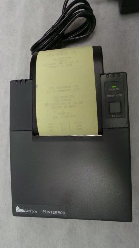 Verifone 900 Printer with Power Adapter, Roll of Paper &amp; Hypercom Cable