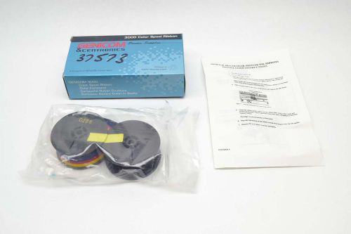 GENICOM 44A504287-GII COLOR PRINTER SPOOL YELLOW RED BLUE BLACK RIBBON B405647