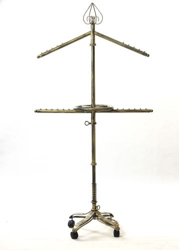 Bronze steel 4 way rolling rack 7.2ft tall, 34&#034; wide (w02h.39) for sale