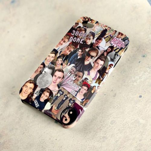 Connor Franta Our Seconds Life Collage Face A90 iPhone 4/5/6 Samsung Galaxy Case