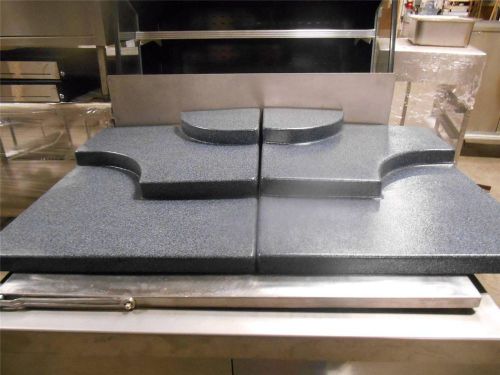Delphin - black granite 3-tier deli risers sold in sets of 2- new at used prices for sale