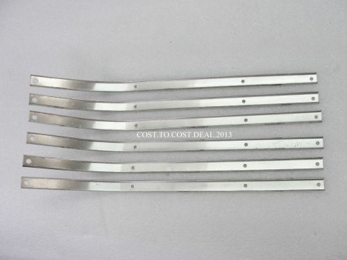 LAMBRETTA FRONT FLOOR ALUMINIUM CHANNELS SET OF 6 LI SERIES 1 2