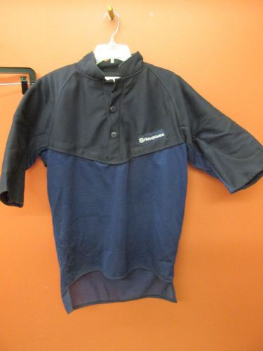 Husqvarna protective cutting shirt in blue Medium only FREE SHIPPING