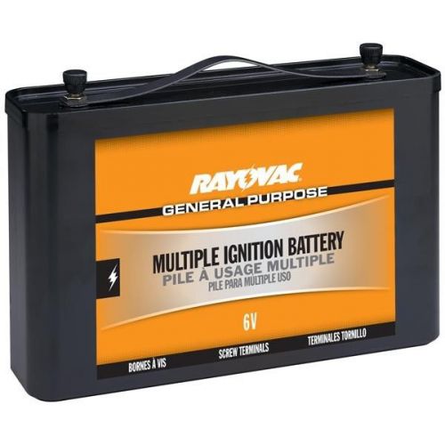 (Lot of 6) Rayovac 641 6-Volt Fence Battery with Screw Terminals Lawnmower New