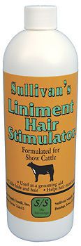 Sullivan Supply Liniment Hair Stimulator Show Cattle Grooming 16oz LOT of 9