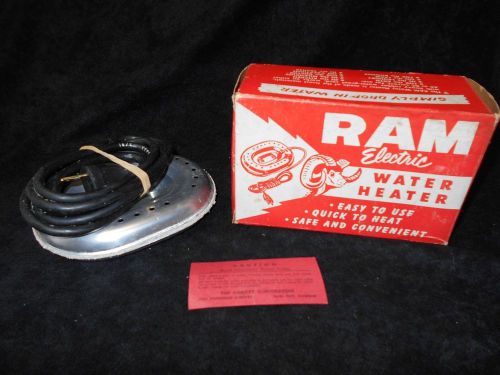 RAM ELECTRIC WATER HEATER VINTAGE IN BOX