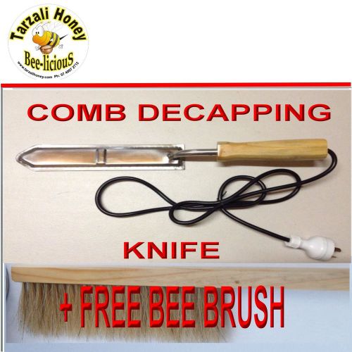 ELECTRIC UNCAPPING KNIFE WITH THERMOSTAT 240v Stainless Steel  + FREE BEE BRUSH