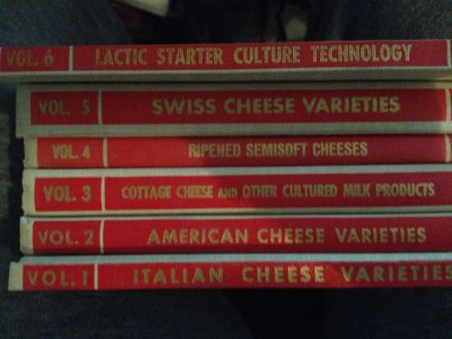vintage Lot of Phizer Cheese Monographs  CM SERIES VOL 1-6