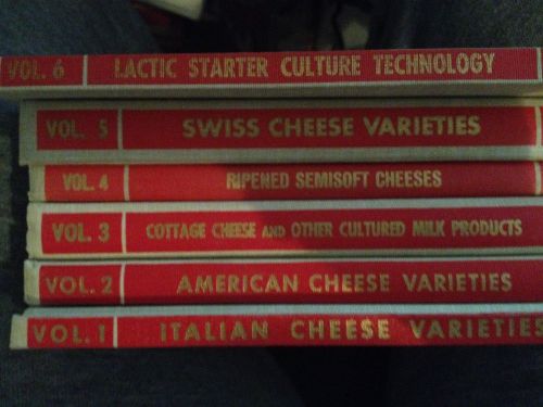 vintage Lot of Phizer Cheese Monographs  CM SERIES VOL 1-6