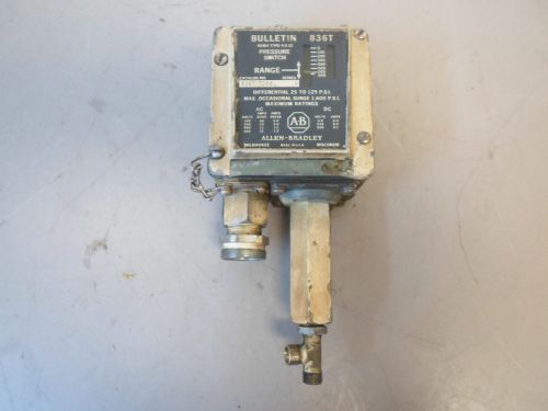 Allen bradley pressure switch 836t-t256j ser a for sale