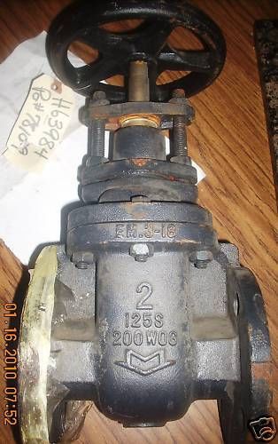 F-2882-m milwaukee iron  gate valve  125 swp - 200 wog non-shock  2 in for sale