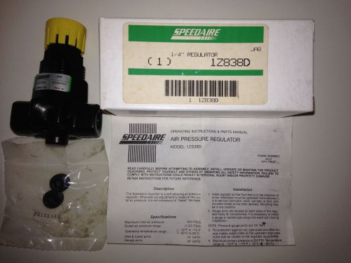 Speedaire - model #1z838d  1/4&#034;  pneumatic regulator  new in box ! for sale