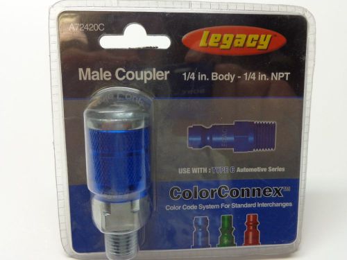 MALE COUPLER TYPE C AUTOMOTIVE SERIES 1/4&#034; BODY-1/4&#034; NPT  NEW IN PACKAGE
