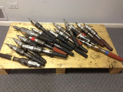 Lot of ir/ingersoll-rand industrial pneumatic grinder sander air tools for sale